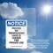 Signmission Posted No Trespassing Land Is OSHA Notice Sign, Vinyl Decal, 7in W x 10in L, 2PK OS-2PACK-NS-D-710-V-17727 - alternate 4
